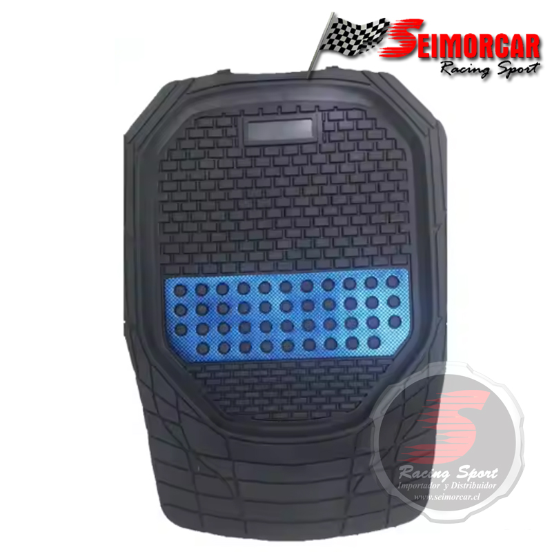 Piso Goma Tipo Batea PI7509 AZUL