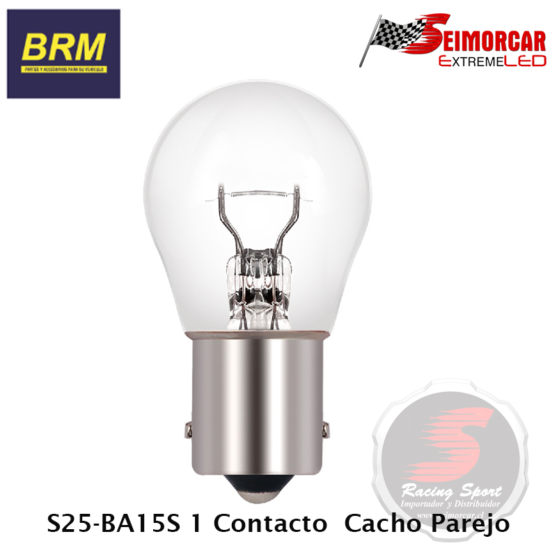 Ampolleta 1 Contacto Pata Pareja Blanca