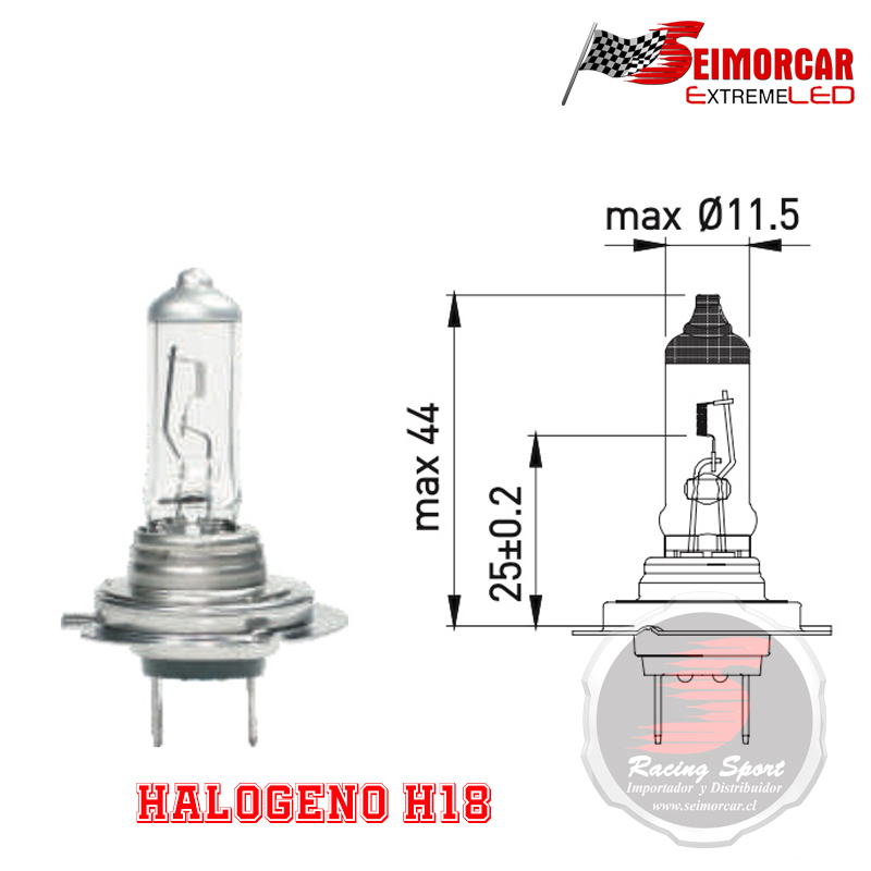 Ampolleta Halogena H18 BRM