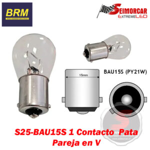Ampolleta 1 Cont blanca cacho en V